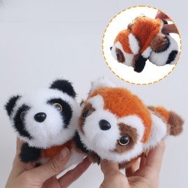 Yellow Fix Partner Reversal transformation panda panda red panda doll key ring change red panda animal bag key ring key holder backpack backpack red panda / 반전 변신 판다 팬더 레서판다 인형 키링 체인지 래서판다 동물 가방 열쇠 고리 키홀더 백팩 백꾸 래서팬더