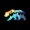 Bear Mountains Adventure Wanderlust Decal Vinyl Sticker Auto Car Truck