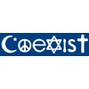 Coexist Bumper Sticker Window Sticker Laptop Sticker Toolbox Sticker