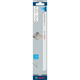 Bosch 5 x PRO Metal Sandwich Precise T1018AFP Jigsaw Blade (for Sandwich Metal, Sandwich Metal, Length 250 mm, Professional Accessories Jigsaw)
