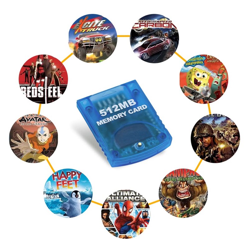 L'QECTED Memory Card for Wii/GameCube High Capacity SD Memory Card