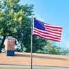 Frunke Flag Pole Topper Golden Ball for Outdoor, Flagpole Ball