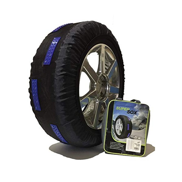 SCC S50 SuperSox Tire Traction with Reinforced Studded Urethane Pads,