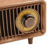 Mini Wooden FM Stereo Sound Radio Vintage Imitation Wood Grain