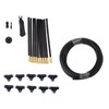 Above Ground Sprinkler System with 360 Degree Adjustable Bendable Nozzle