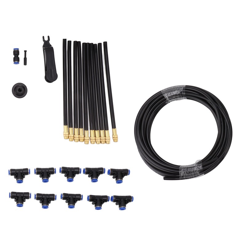 Above Ground Sprinkler System with 360 Degree Adjustable Bendable Nozzle
