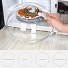 WENWELL Microwave Splatter Cover for Food,Clear Microwave Splash Guard Cooker