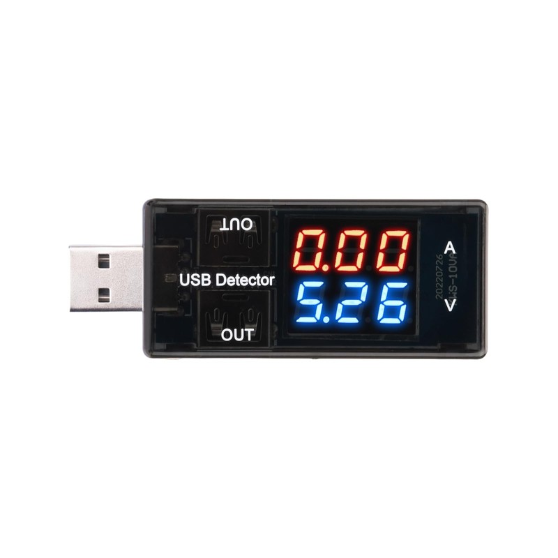VOKTTA USB 3 Port Tester Voltage Tester Meter Voltmeter Current