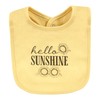 Hudson Baby Unisex Baby Cotton Bibs, Sunflower, One Size