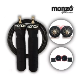Monzó Cuerda Saltar Doble Balero, Alta Velocidad, Crossfit,