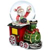 SIKORA SK06 Small Glass Decorative Snow Globe Santa Claus in