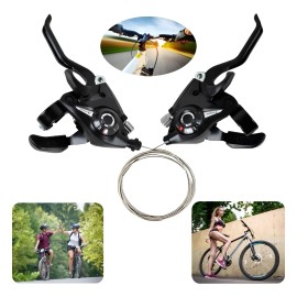 Palancas De Freno /cambios Bicicleta Montaña 21 Vel 3x7