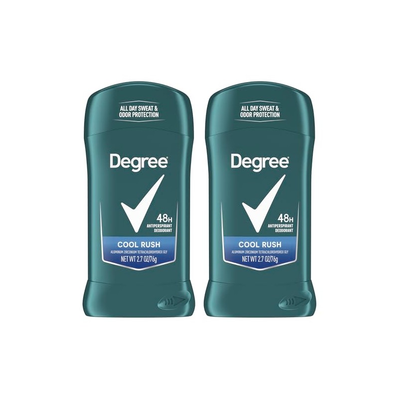 Degree Men Original Protection Antiperspirant Deodorant, Cool Rush, 2.7 oz,