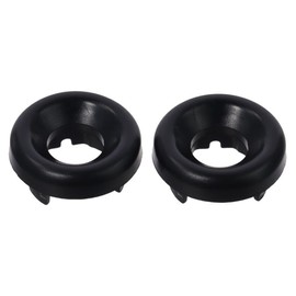 BYOBYO 2Pcs Overdrive Shifter Button Cap, F2UZ-7A214-A F2UZ7A214CA Black Shifter Ring Cap Replacement Car Assessories Parts for Ford, for Bronco, for E150, for E250, for E350