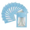 4CP 100 Pcs 4''x6'' Holographic Mylar Bags with Clear Window,