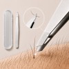 Premium ultra-precision fine-bristle tweezers that are pulled out at once, professional tweezers, 1 piece, silver / 한번에 뽑히는 프리미엄 초정밀 미세모 족집게 전문가용 트위저, 1개, 실버