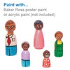 Baker Ross FX883 Wooden Family - Pack of 10, Wooden