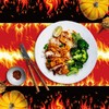 CC HOME 1Pc Fire Party Plastic Tablecloth 54 x 87