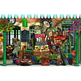 at The Train Station 1000 pc Jigsaw Puzzle by SunsOut
