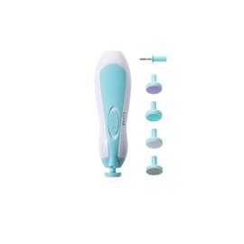 Baby Electric Nail Trimmer Kit with Light, Quiet Operation, 6 Interchangeable Heads for Gentle Precise Baby Nail Care and Polishing Baby Nail Trimmer