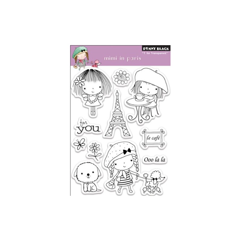 Penny Black Rubber Clear Stamps 12,7 cm x 19,1 cm