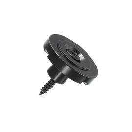 sourcing map Guitar String Retainer Guide Tree Round Slotted Guides Trees Black with Screw for Guitars Bass