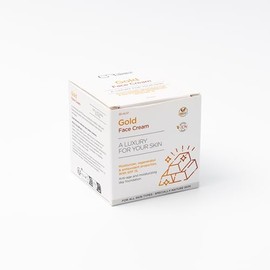 The Cosmetic Republic Gold Face Cream - Moisturizing, Anti-Aging, SPF 15, 50 ml - For Dry Skin, Unisex