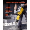 R&D Hardware Demolition Jack Hammer Concrete Breaker 2200W Electric Hammer