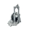 QP3D Battle Ruined Building Wall, Terrain Scenery for Tabletop &
