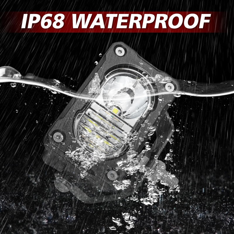 LTEODCHEW LED Pod Light Cubes 2PCS 3 Inch Off Road