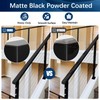 Gyykzz 6'6" Black Cable Railing Handrail, Stainless Steel T304 Rectangular