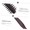 Beavorty 2pcs Wooden Handle Round Hair Brush Comb for Curling