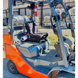 Toyota Forklift Seat Cover - Heavy Duty Waterproof Wing Back Design - Made in USA Industrial Protection