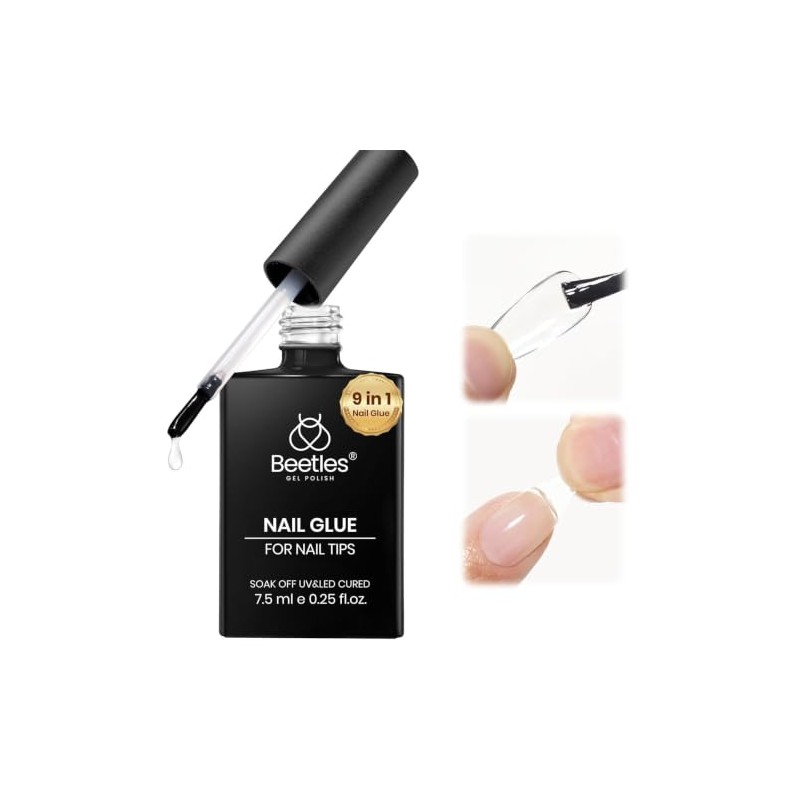 Beetles Pegamento para Uñas en Gel UV 9 en 1