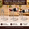 Floating Wine Bottle Holder Decorative Chain and Rope Style Wine