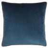 Paoletti Meridian Cushion Cover, Petrol/Blush, 55 x 55cm