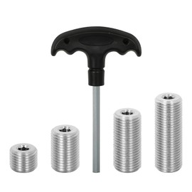 Dysdensa 16mm Weight Bolt for Pool Cue Stick Set of 4, 0.5/1/1.5/2 oz, Packed with 6mm T-Handle Hex Screwdriver, Made from 304 Stainless Steel, Customized Your Cue Balance (Set of 4)