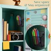 Magnetic Mesh Pencil Holder Set | Heavy-Duty Steel Organizers for