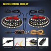 Nilight - TR-05 2PCS 60 Inch 180 LEDs Bed Strip