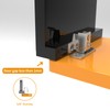 Chibery 2 Pack 5/8" Overlay Hinges, 48mm Quiet 3D Soft
