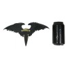 Ravenger Thanatos Raven Crow Skull With Black Angel Wings Wall