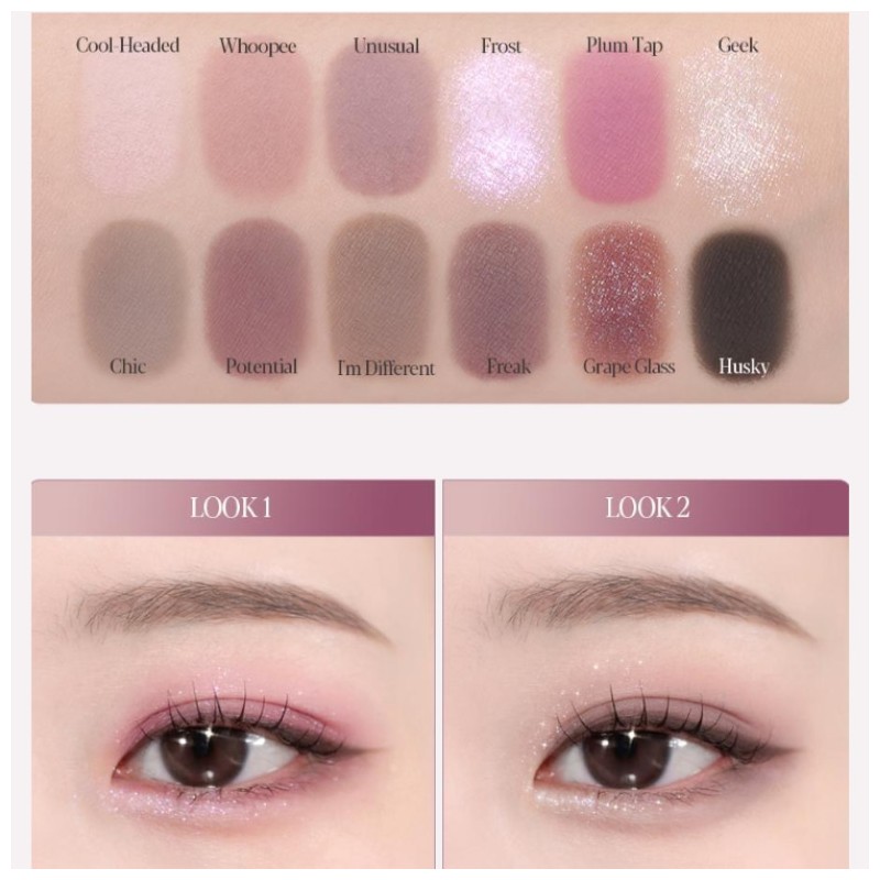 ESPOIR Eye Core Palette 9g, Color:04 Geek Gray