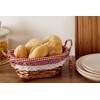 Premier Housewares 1901048 Picnic Basket Bread Basket Wicker Basket Oval
