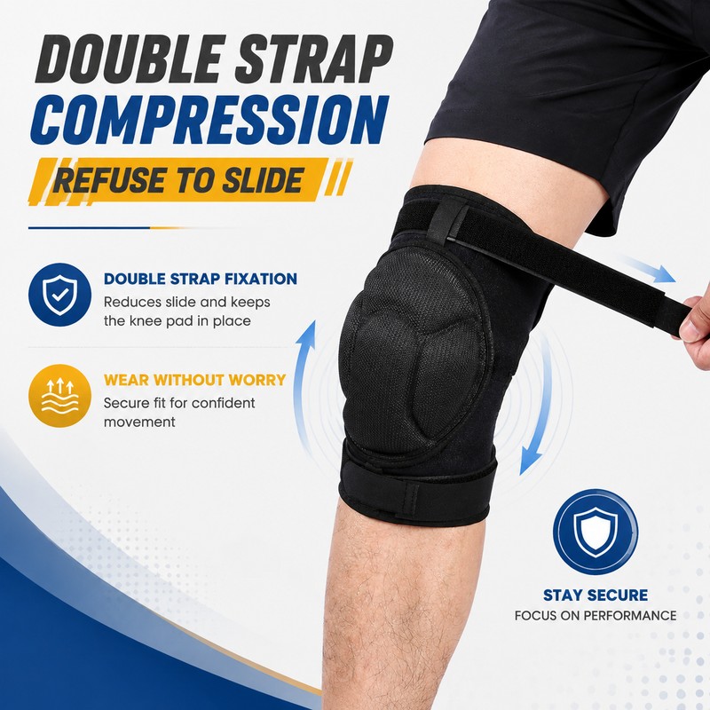 Protective Knee Pads for Volleyball & Sports – Thick Sponge