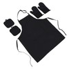 LABRIMP Cooking Apron Suit Heat Resistant Mitts Pot Holders Set