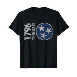 Vintage Tennessee 1796 State Flag Home Love Men Women Kids T-Shirt