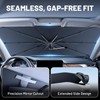 [2026 Upgraded] Car Windshield Sun Shade Umbrella(X-Small 55" L x