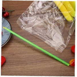 LATRAT 32pcs Bag Sealing Clips Plastic Sealer Stick, Freshly Durable Sealing Rod for Food Bag, Moisture Resistant and Reusable