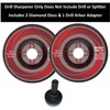 Keyfit Tools Drill Powered DiamondDisc Blade Sharpener Kindling Splitter XL