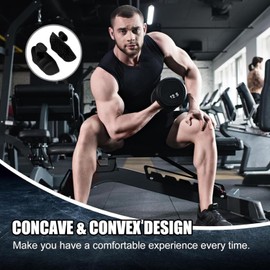 UCLEVER Anti-Slip Workout Grips Hand Protector Gloves for Weight Lifting, Pull-Ups, Gym Training and Exercise (Black)